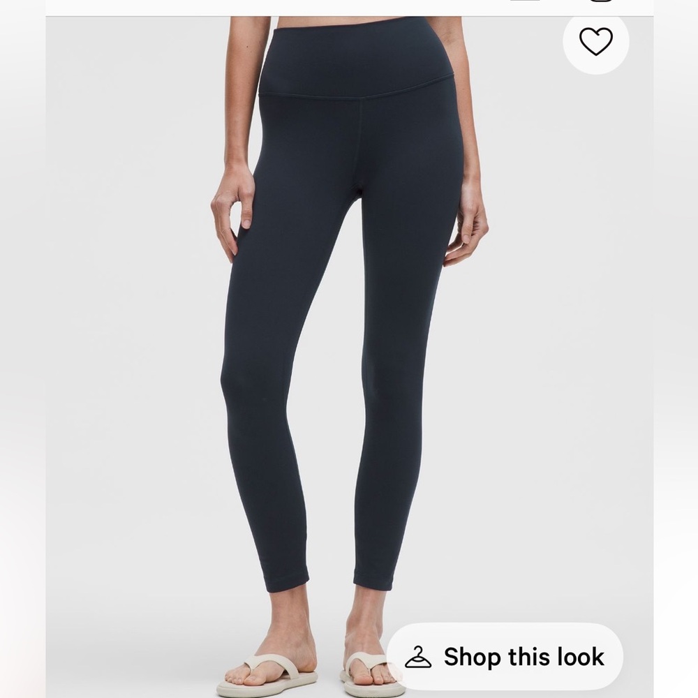 lululemon Align High-Rise Pant 25” size 10 True Navy